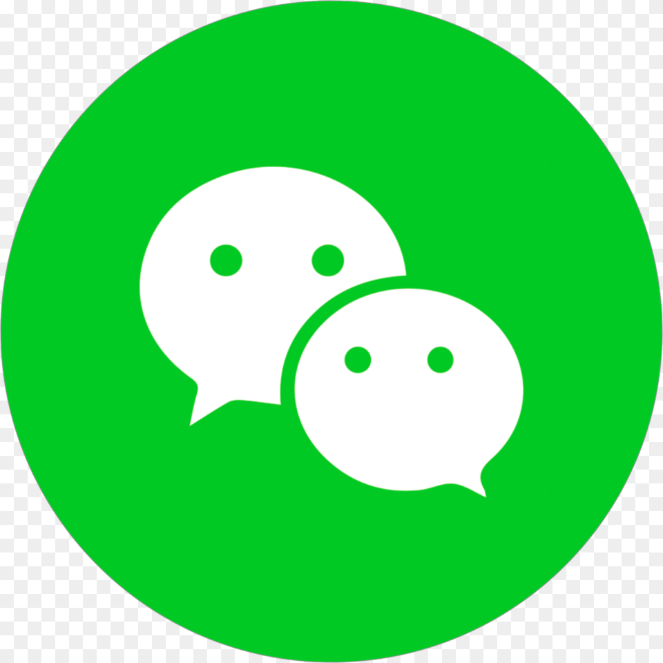 Wechat Icon, Disk, Green Png