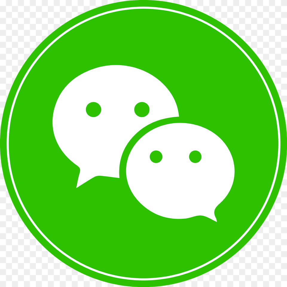 Wechat Icon, Green Png Image