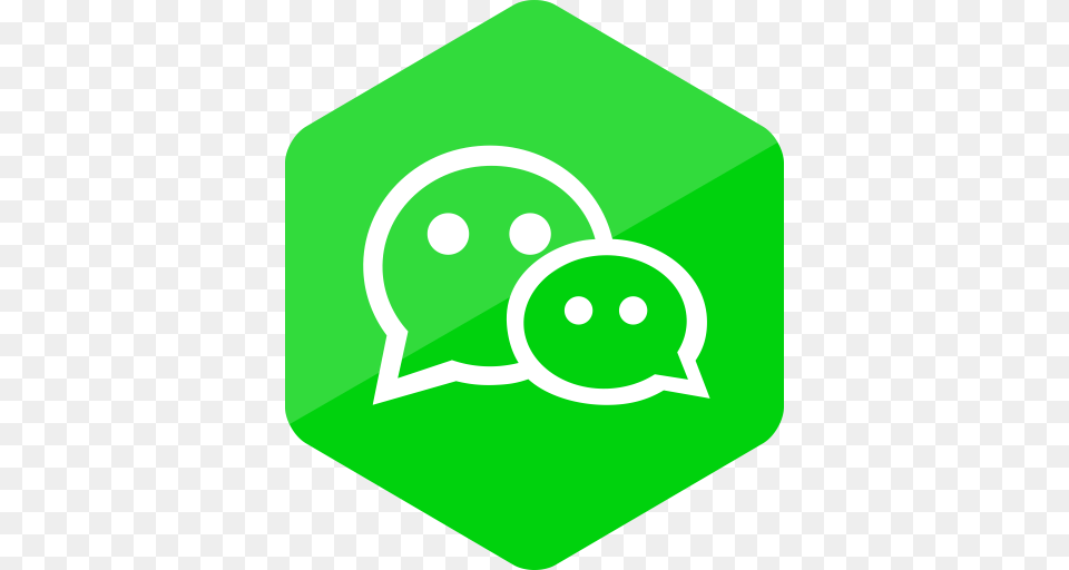 Wechat Icon, Green, Disk Png