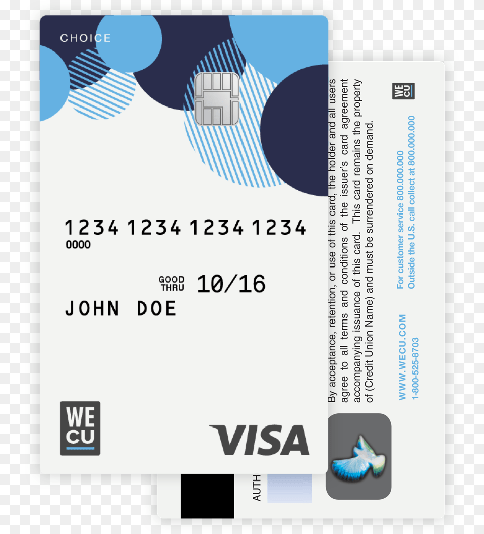 Wecu Debit Card, Text, Document Png Image