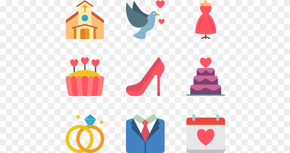 Wedding 50 Icons, High Heel, Clothing, Shoe, Footwear Free Png
