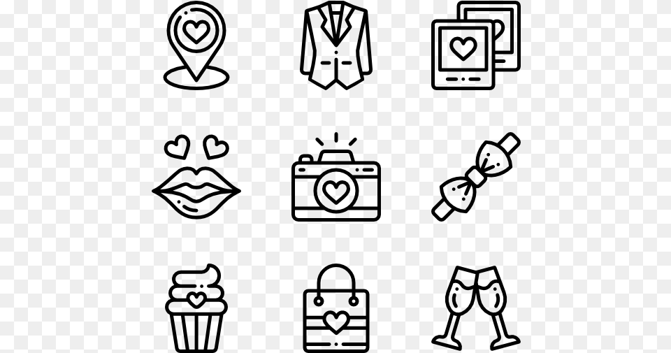 Wedding 50 Icons View 33 Packs Icon, Gray Free Transparent Png