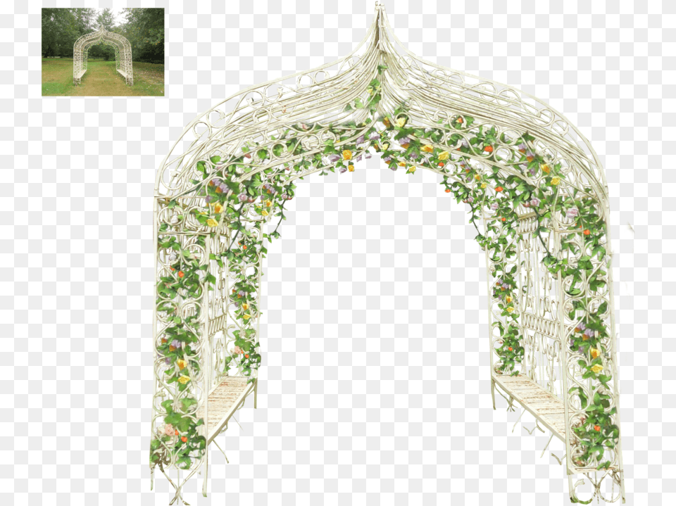Wedding Adapted By Virgolinedancer Wedding Arch Flowers, Architecture, Garden, Nature, Outdoors Free Png Download