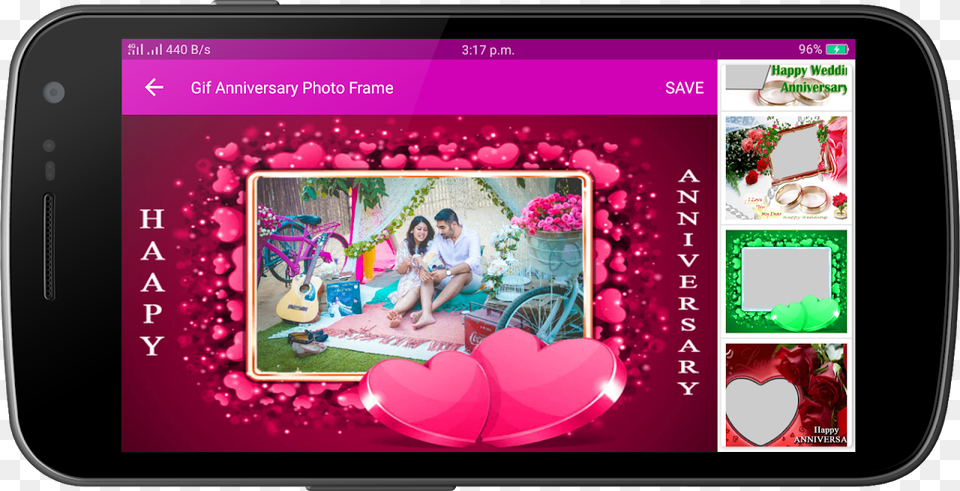 Wedding Anniversary Frame, Person, Electronics, Phone, Mobile Phone Free Transparent Png
