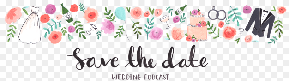 Wedding Banner Save The Date, Flower, Plant, Rose, Envelope Free Transparent Png
