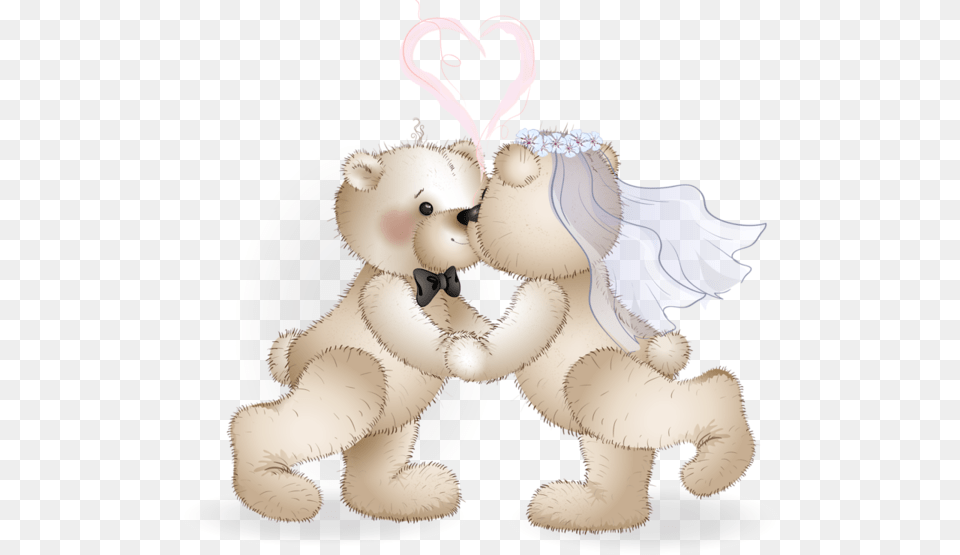 Wedding Bears Clipart, Teddy Bear, Toy Free Transparent Png