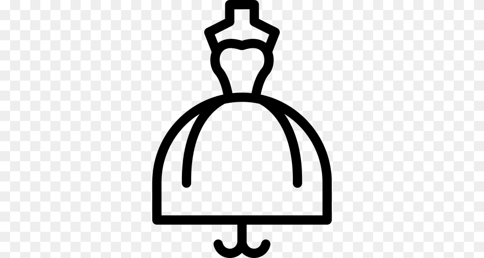 Wedding Bells Icon, Gray Png