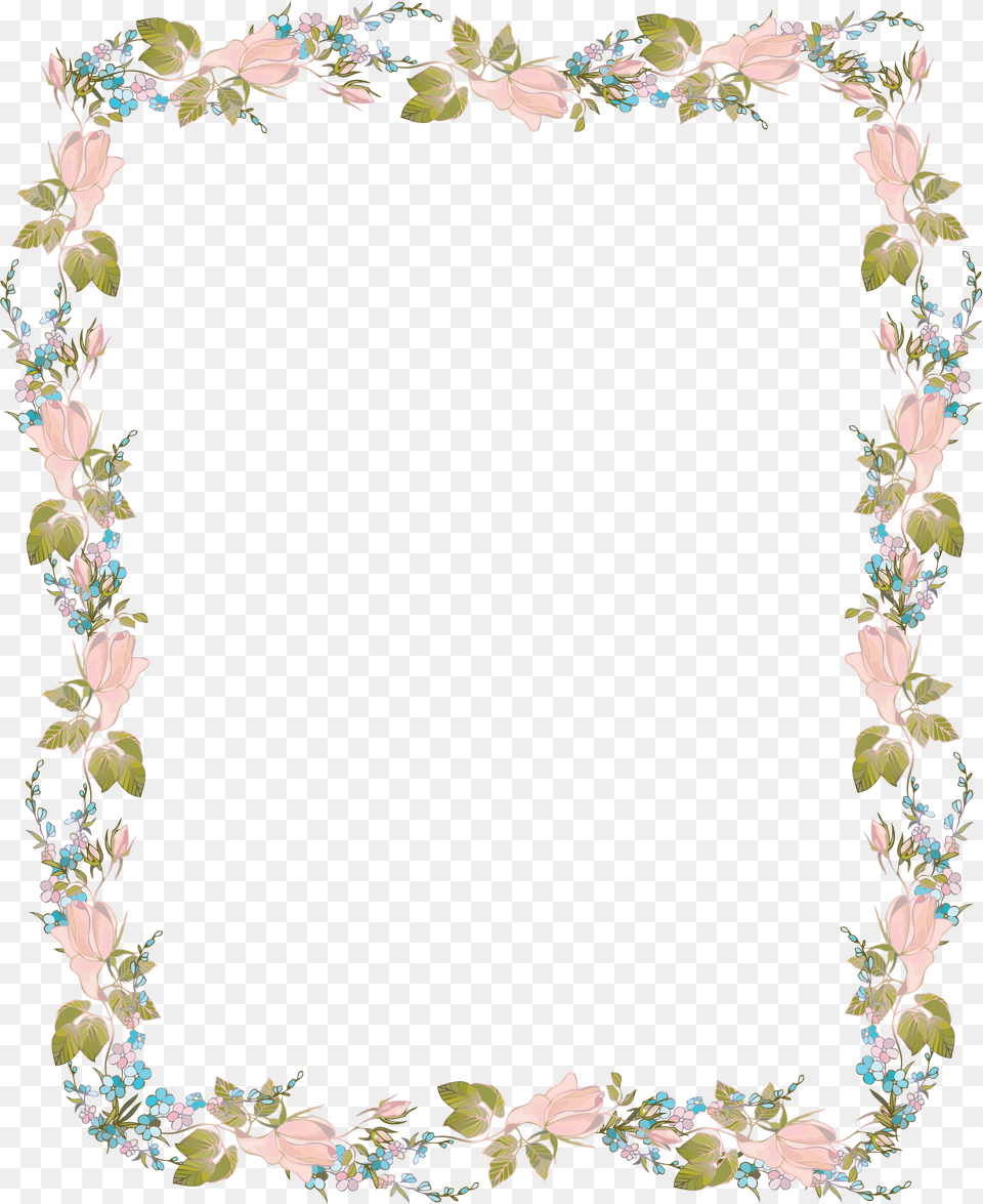 Wedding Border Designs Flower Borders For Invitation, Art, Floral Design, Graphics, Pattern Png