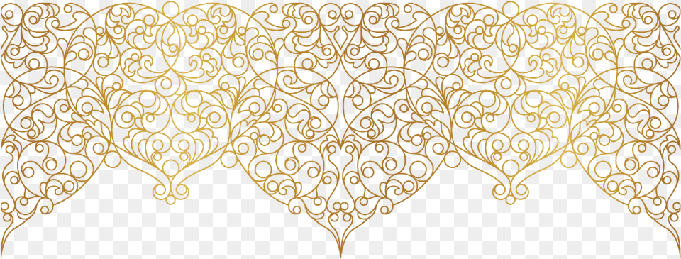 Wedding Border Gold, Pattern, Lace, Art, Floral Design Free Png