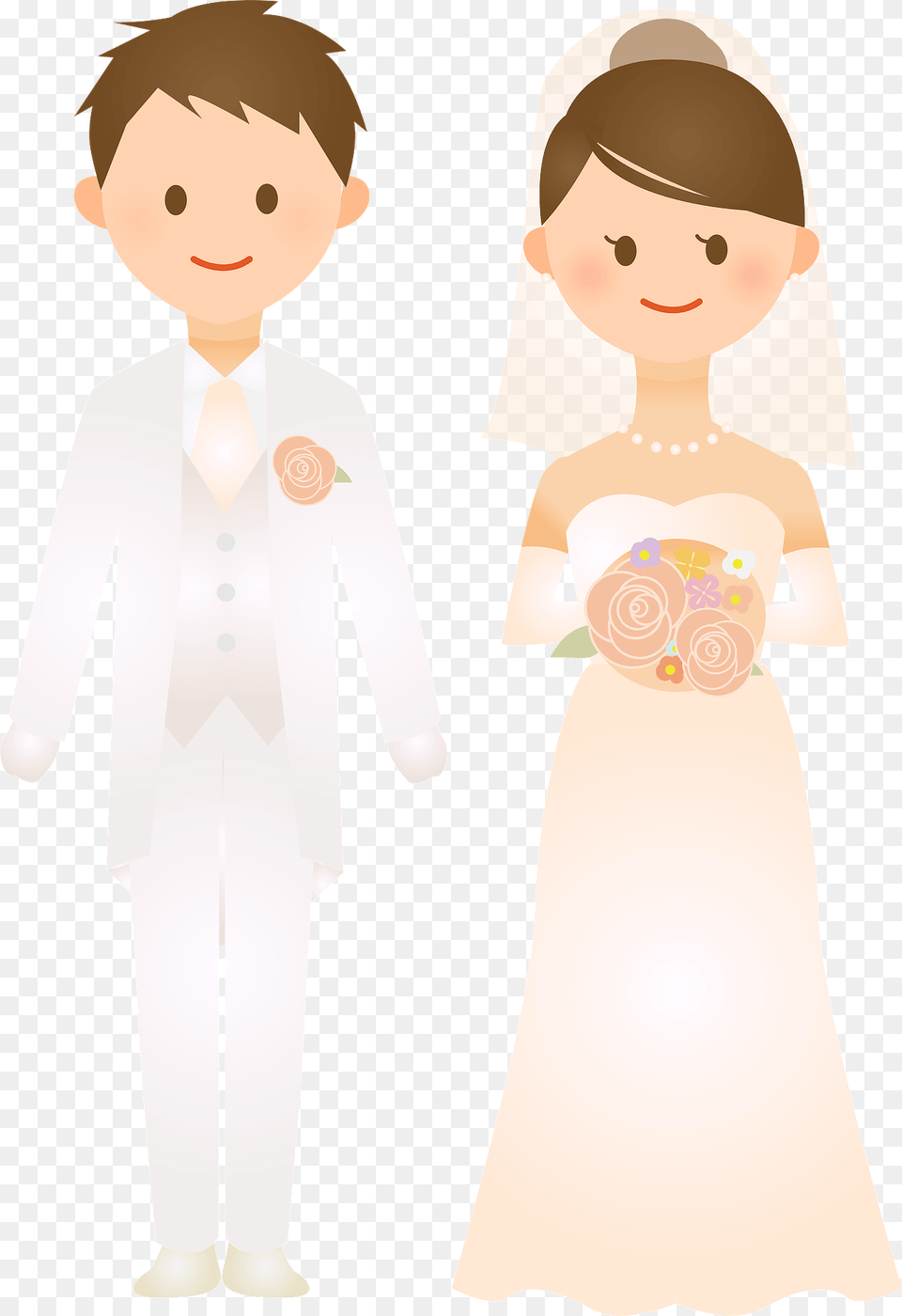 Wedding Bride Groom Clipart, Formal Wear, Clothing, Dress, Fashion Free Transparent Png