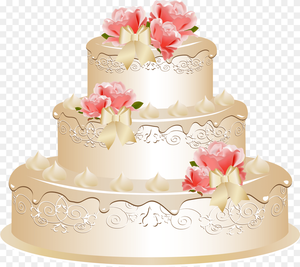 Wedding Cake, Dessert, Food, Wedding Cake Png Image