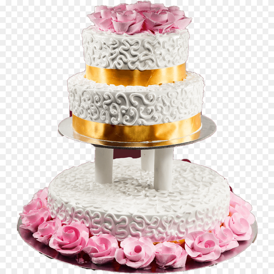 Wedding Cake, Cream, Dessert, Food, Icing Png Image