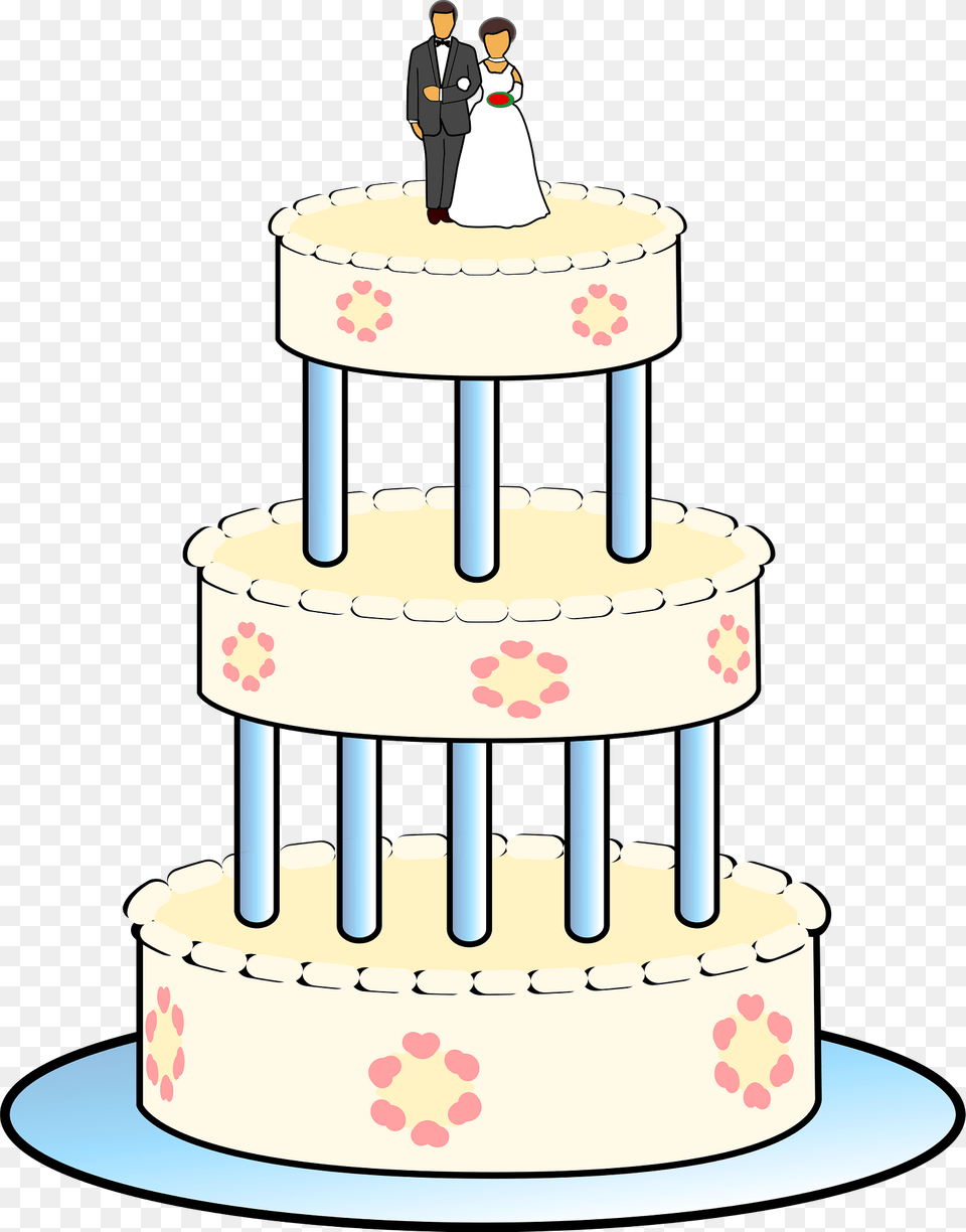 Wedding Cake Clipart, Birthday Cake, Cream, Dessert, Food Free Transparent Png