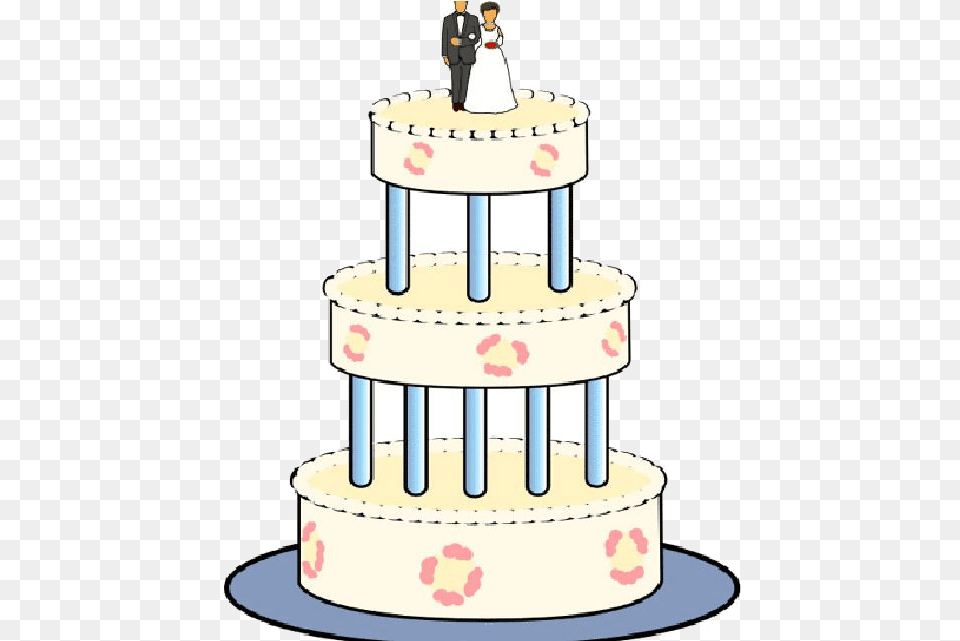 Wedding Cake Clipart Cartoons Wedding Cake, Dessert, Food, Wedding Cake, Adult Free Png Download