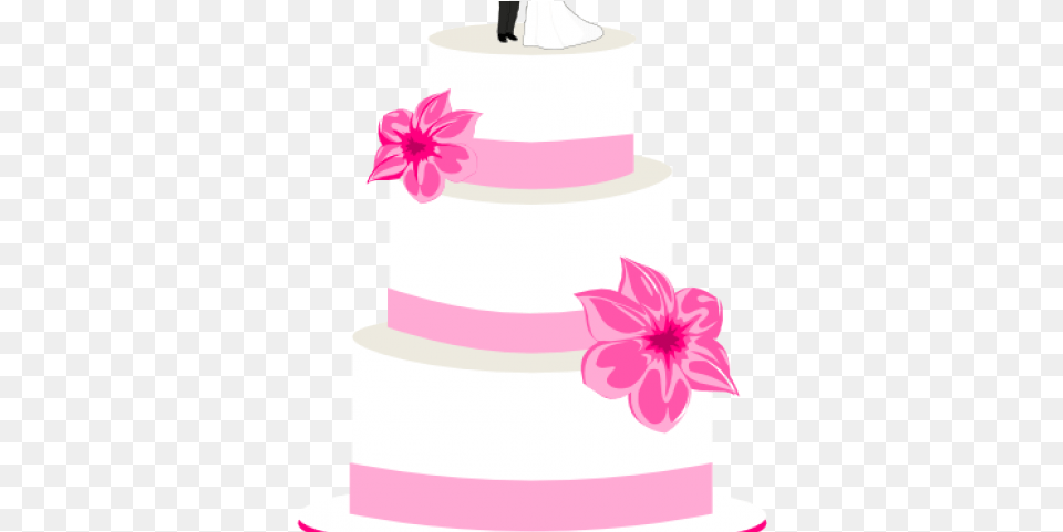 Wedding Cake Clipart Icon Pink Wedding Cake Clipart, Dessert, Food, Wedding Cake Free Png Download