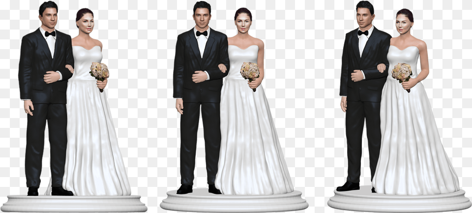 Wedding Cake Toppers, Gown, Formal Wear, Suit, Fashion Free Png