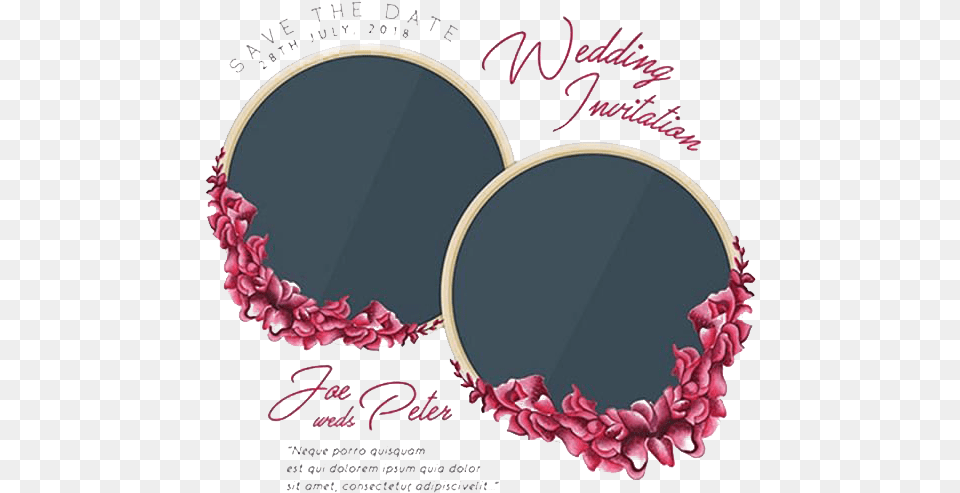 Wedding Card Envelope Image, Advertisement, Photography, Poster, Flower Free Png Download