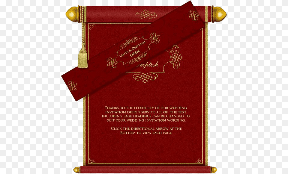 Wedding Card Envelope Pic Design Hindu Wedding Invitation Card, Text, Document, Id Cards, Passport Free Transparent Png