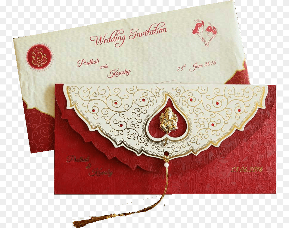 Wedding Card Hindu Wedding Invitation In Sri Lanka, Envelope, Greeting Card, Mail, Accessories Free Transparent Png