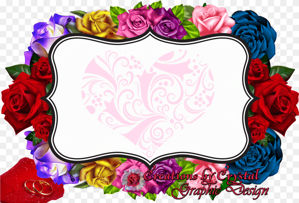 Wedding Cbycgraphicdesign Custom Borders Floral Creations Table Of Content Border, Art, Plant, Pattern, Graphics Free Png