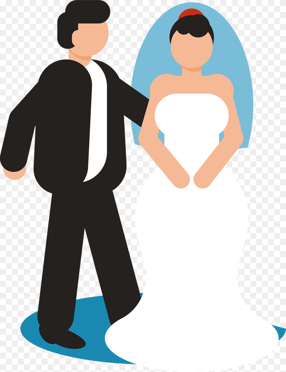 Wedding Clipart, Gown, Formal Wear, Clothing, Dress Free Png Download