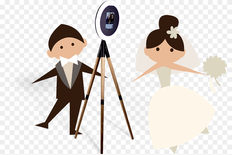 Wedding Clipart Transparent, Tripod, Photography, Person, Adult Png Image