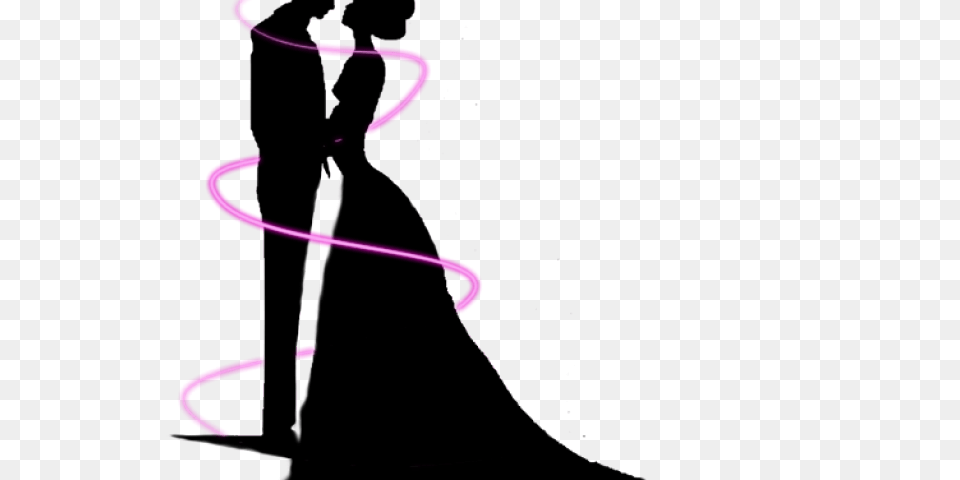 Wedding Couple Clipart, Light, Purple, Lighting, Neon Free Png