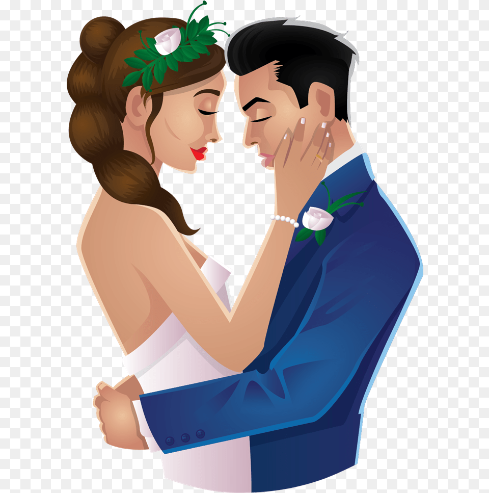 Wedding Couple Couple, Clothing, Dress, Adult, Person Png Image