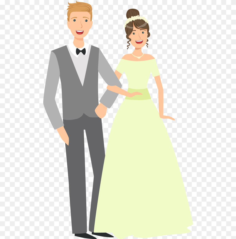 Wedding Couple Image Wedding, Gown, Formal Wear, Clothing, Dress Free Png