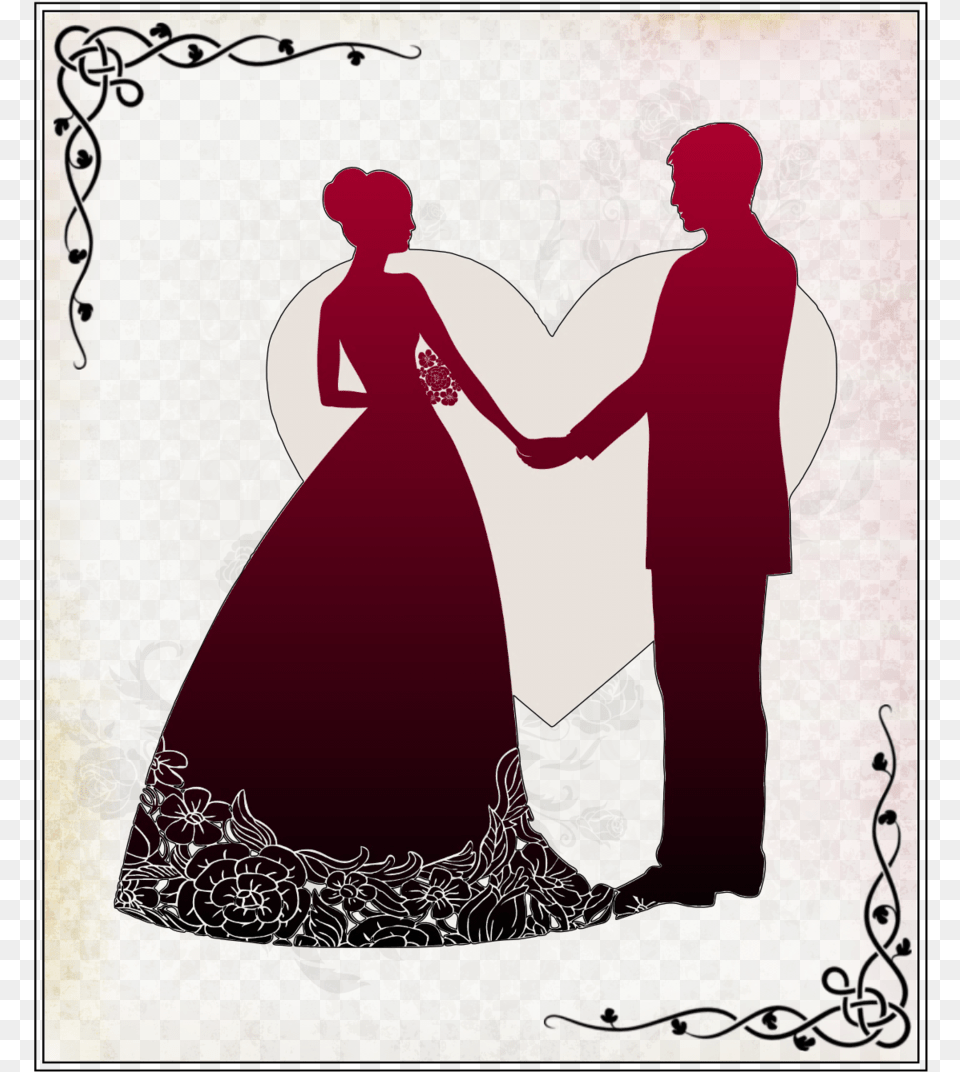 Wedding Couple Red Clipart Wedding Invitation Design For Wedding, Clothing, Dress, Adult, Male Free Transparent Png