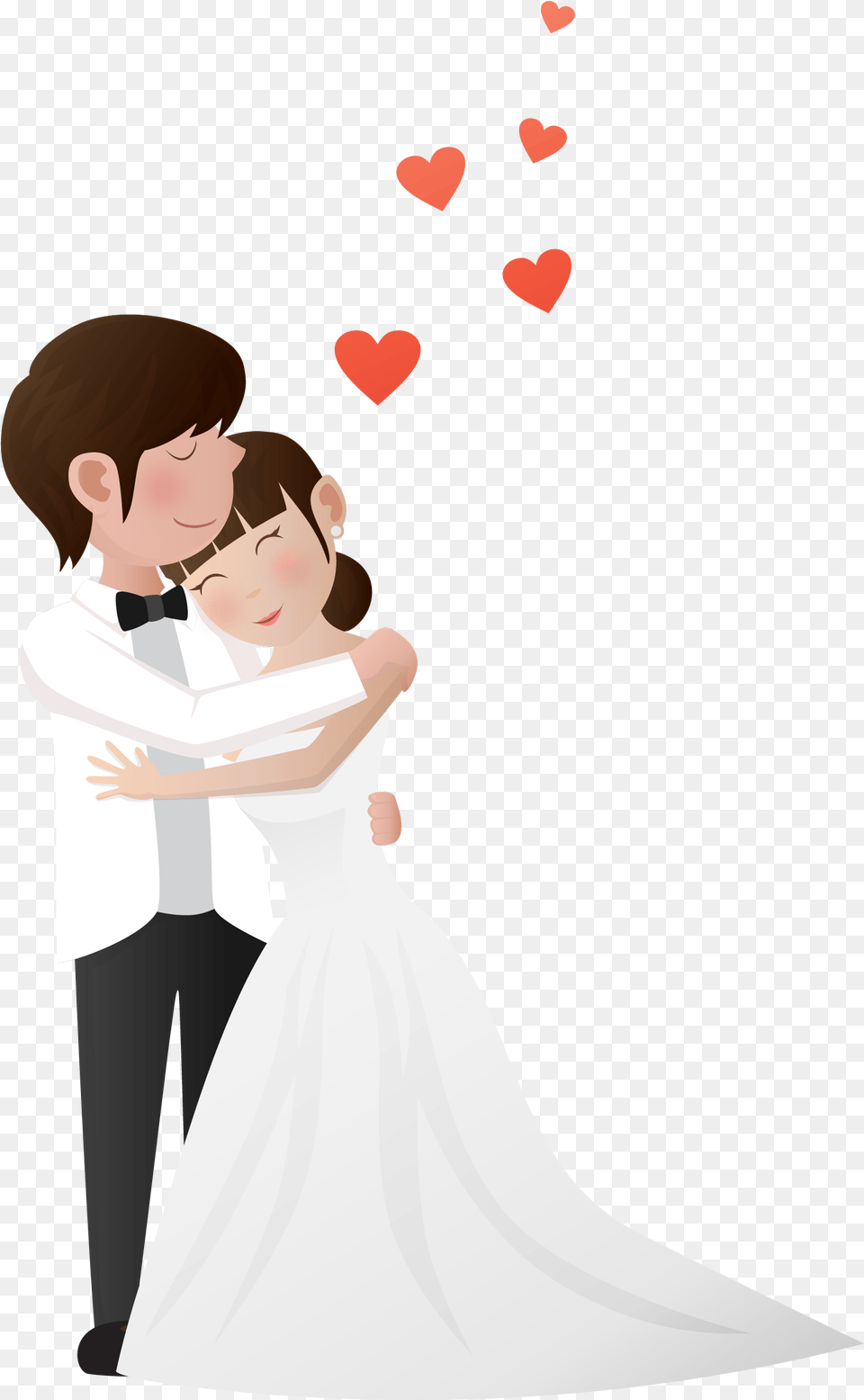 Wedding Couple Romance Vector Wedding Couple Wedding Couples Love, Clothing, Dress, Gown, Fashion Free Png Download