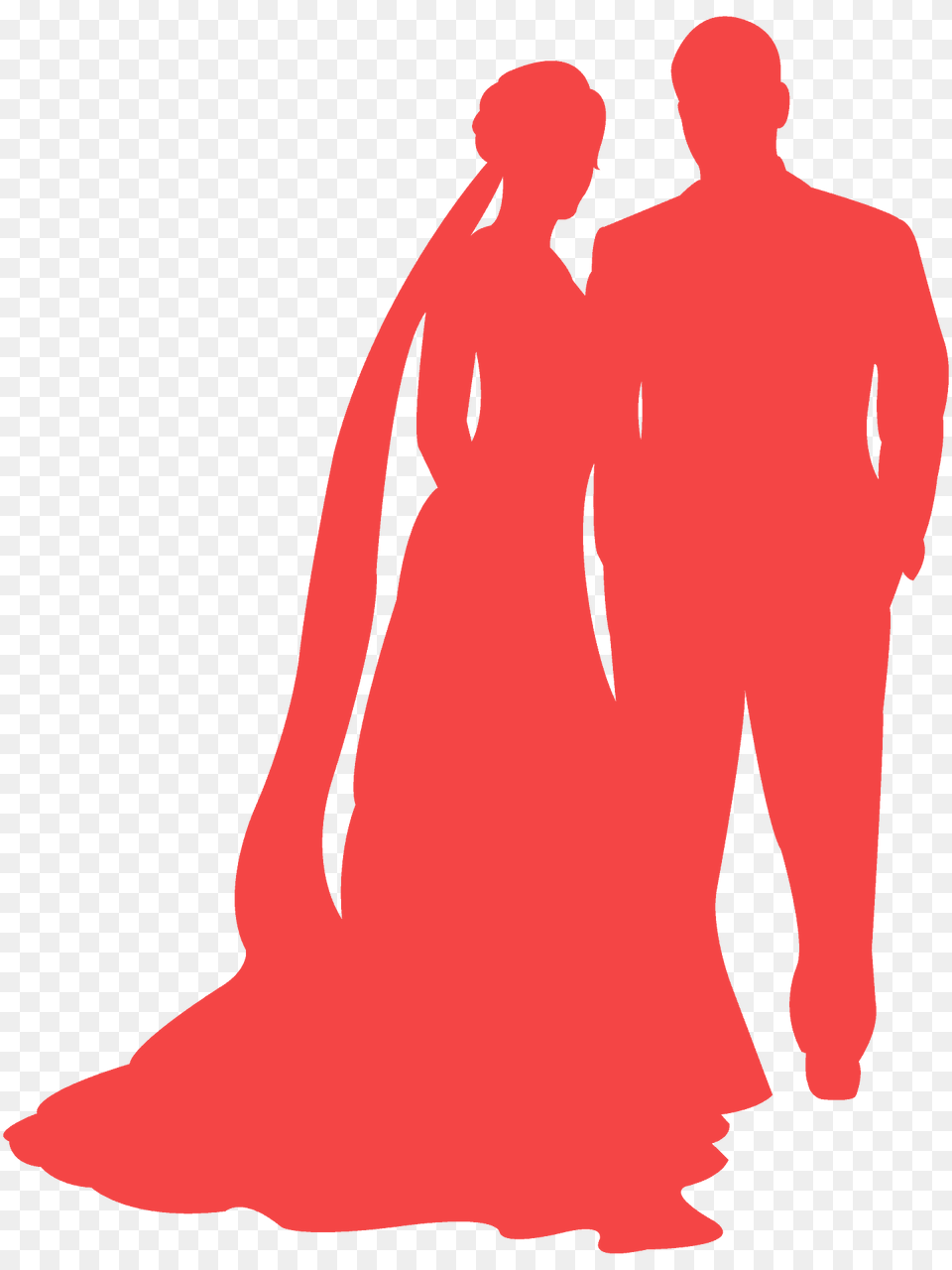 Wedding Couple Silhouette, Formal Wear, Clothing, Dress, Fashion Png Image