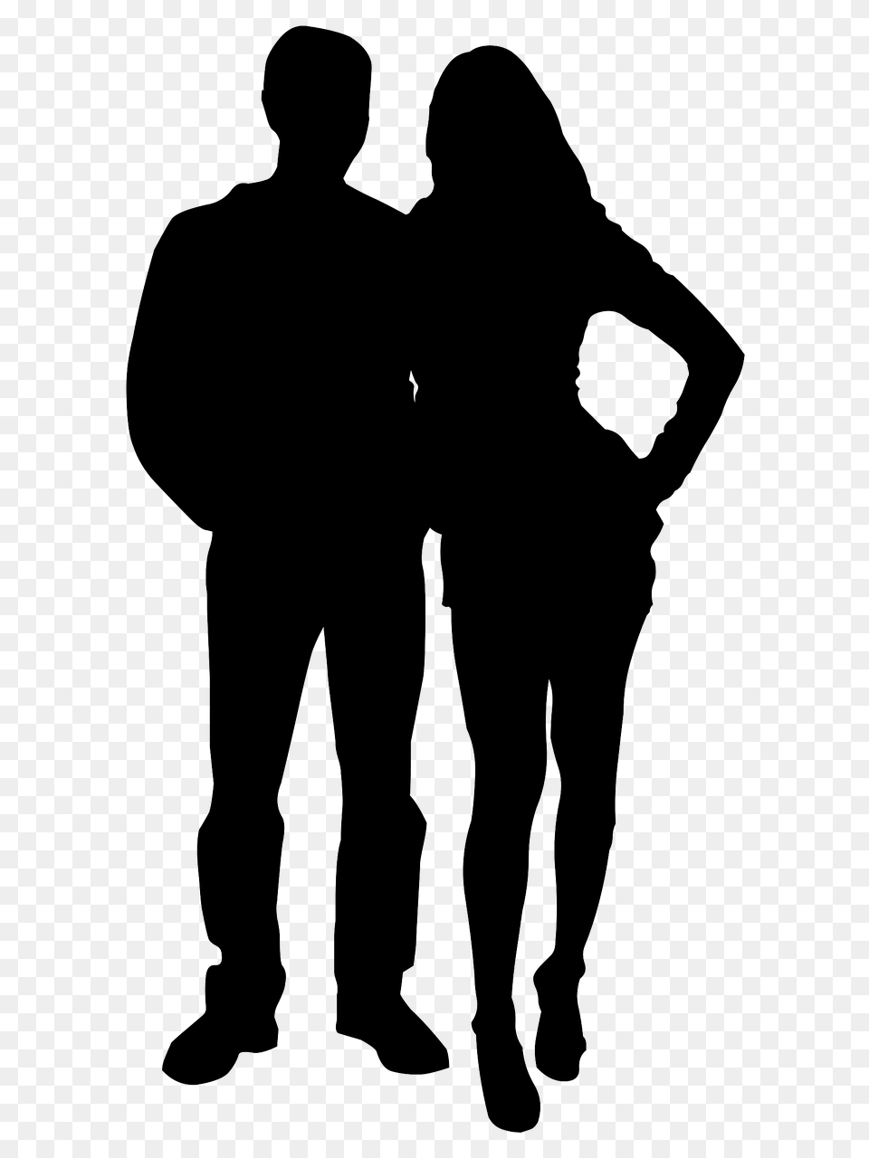 Wedding Couple Silhouette Love Relationship, Adult, Male, Man, Person Free Png