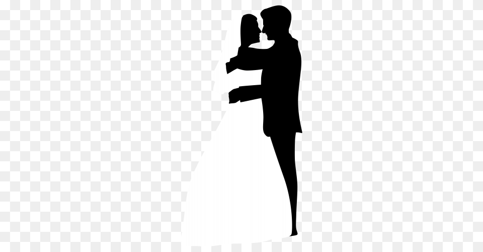 Wedding Couple Silhouettes Clip Art Wedding Photography, Stencil, Silhouette, Formal Wear, Person Free Transparent Png