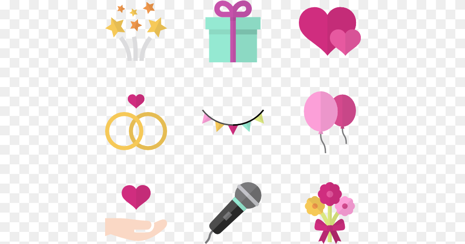 Wedding Cute Wedding Icon, People, Person, Electrical Device, Microphone Free Png