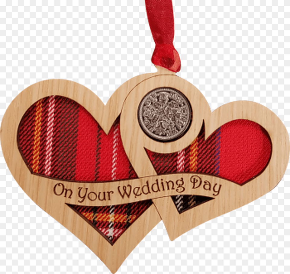 Wedding Day Hearts Gold Medal, Accessories Free Png Download