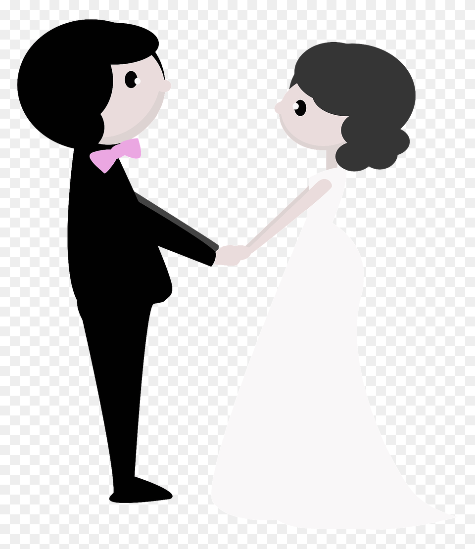 Wedding Day No Background Clipart, Formal Wear, Clothing, Dress, Hand Free Png Download
