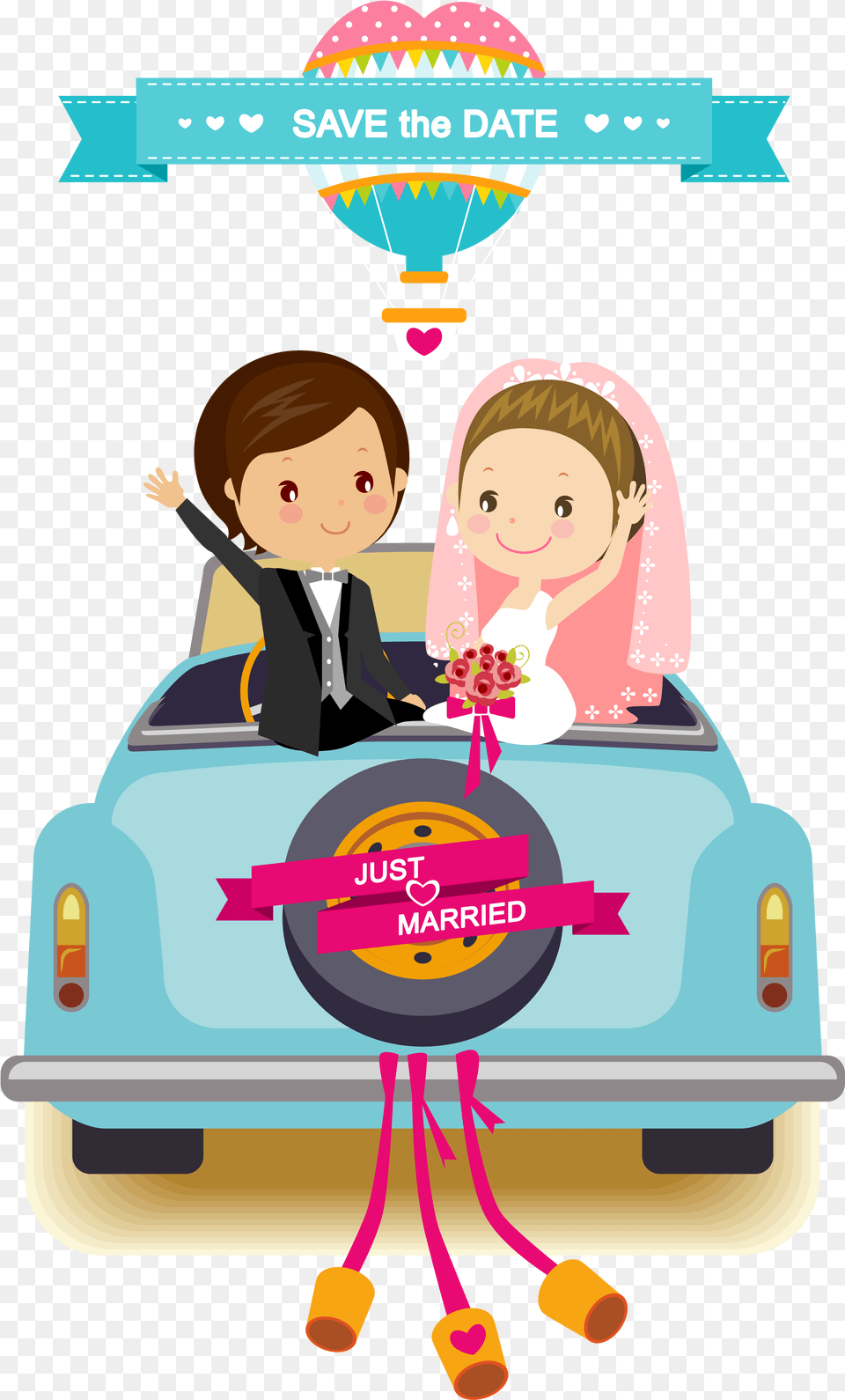 Wedding Day Save The Date Cartoon Muslim, Baby, Publication, Book, Person Free Transparent Png