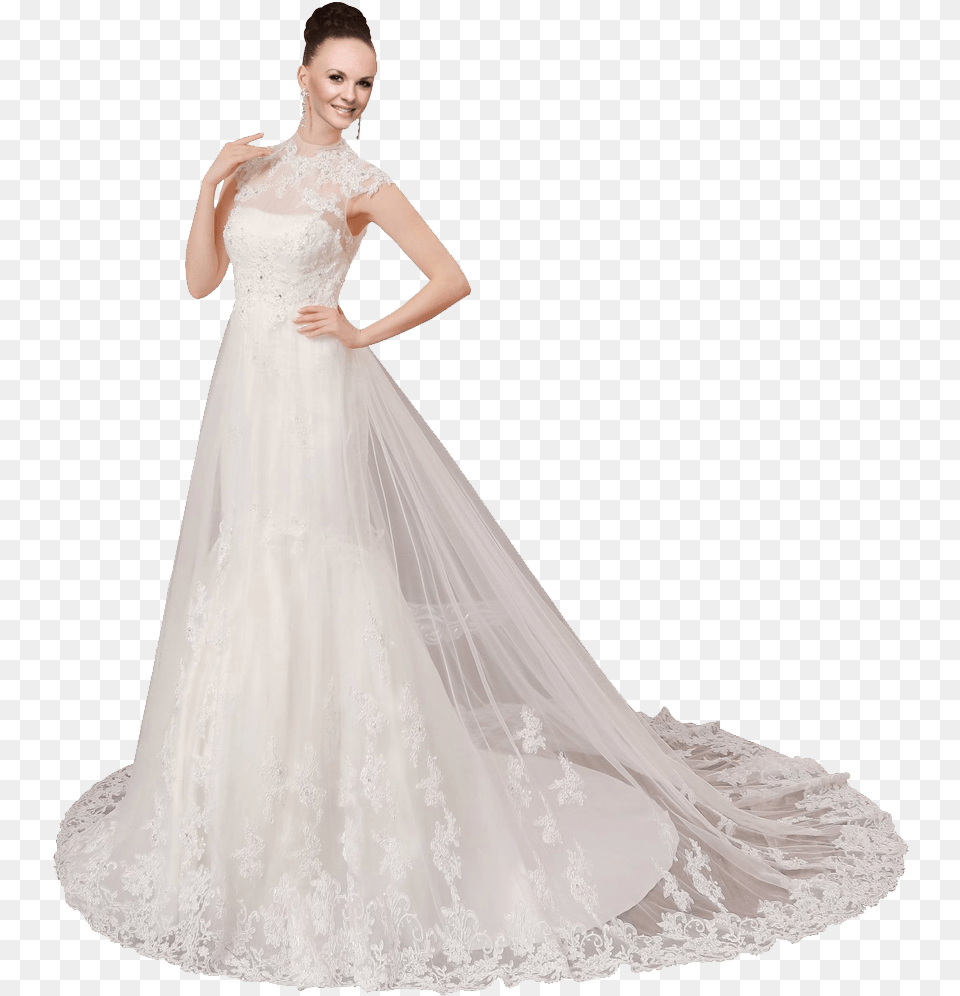 Wedding Dress Ball Gown Woman In Wedding Dress, Clothing, Fashion, Formal Wear, Wedding Gown Free Png