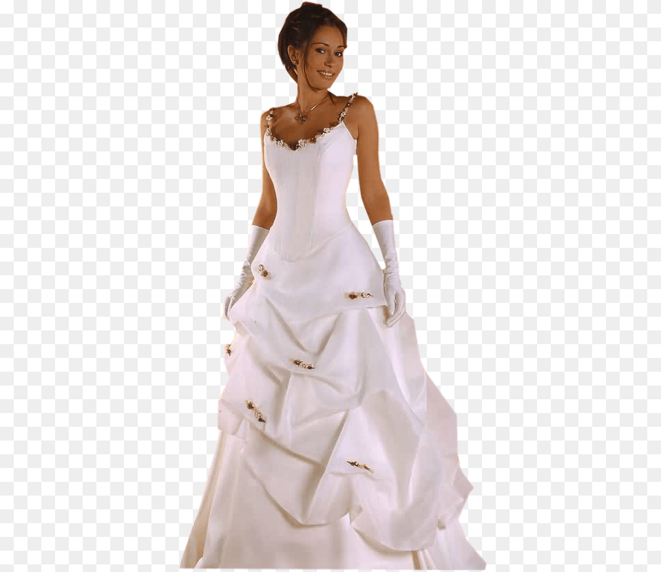Wedding Dress Bride Marriage Woman Robe De Marie Blanche, Formal Wear, Wedding Gown, Clothing, Fashion Free Png Download