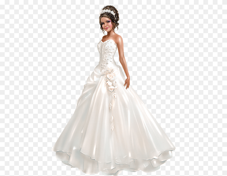 Wedding Dress Clipart, Wedding Gown, Clothing, Fashion, Formal Wear Free Png