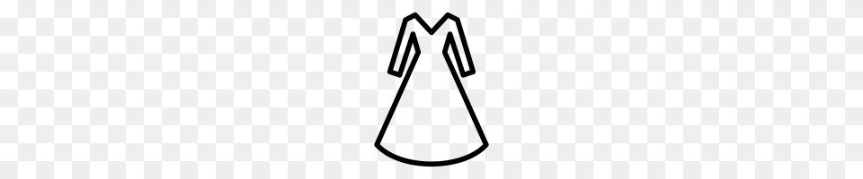 Wedding Dress Icons Noun Project, Gray Free Png Download