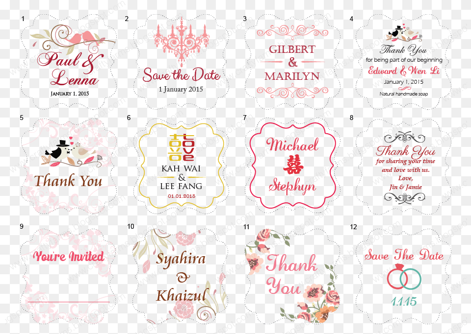 Wedding Favour Tag Designs And Printing Salutations Chandelier Stamp Design Clip For Three, Book, Publication, Pattern, Text Free Transparent Png