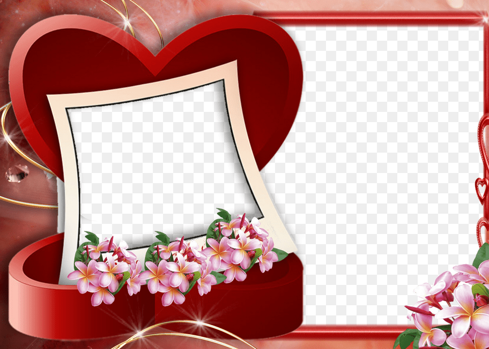 Wedding Frams Wedding Photo Frame Hd, Plant, Flower, Flower Arrangement, Flower Bouquet Free Png Download