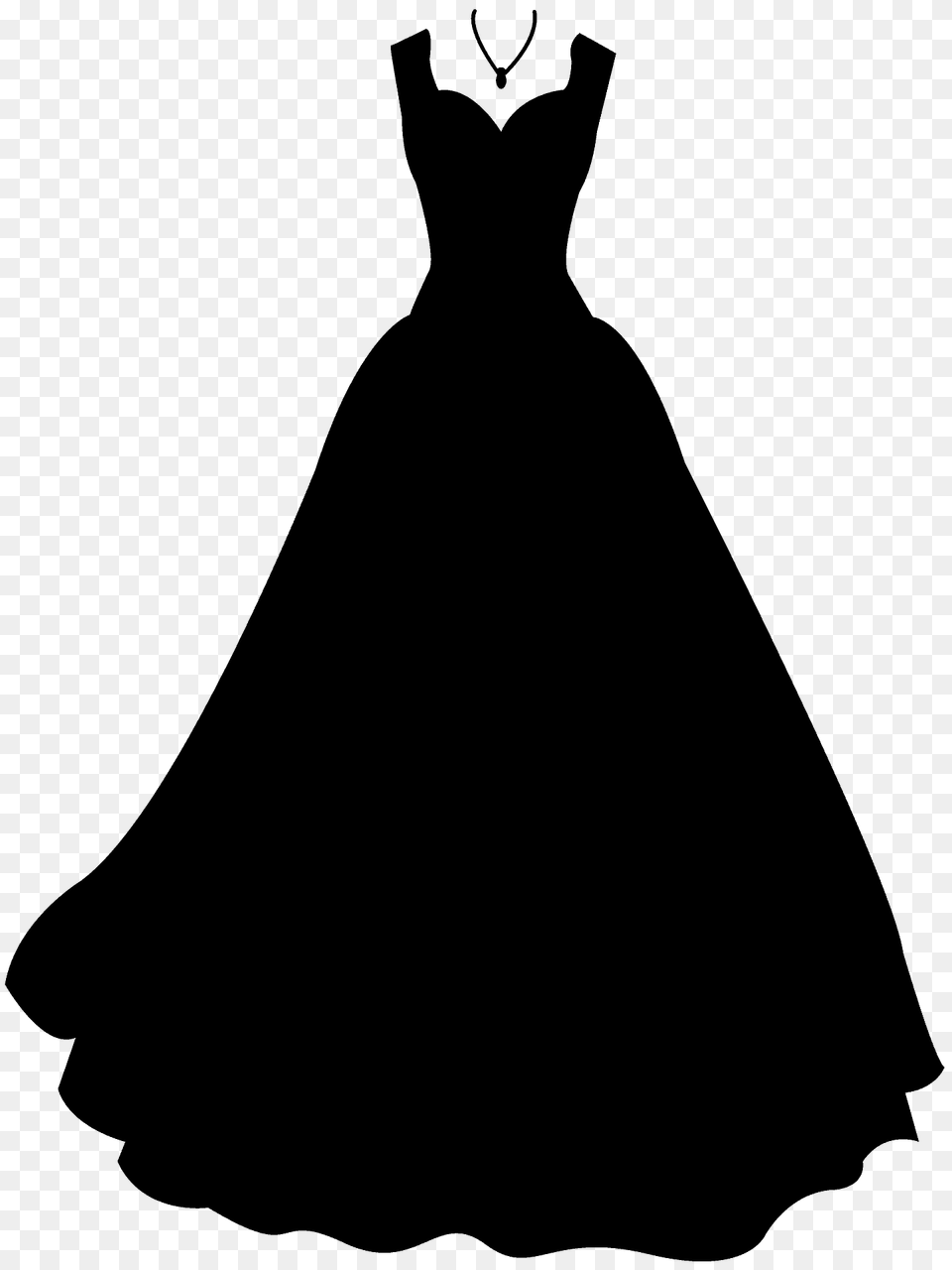 Wedding Gown Silhouette, Clothing, Dress, Fashion, Formal Wear Free Transparent Png