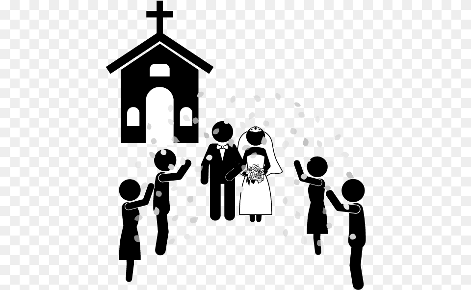 Wedding Graphic Design In Christian Marriage, Stencil, Adult, Bride, Female Free Png