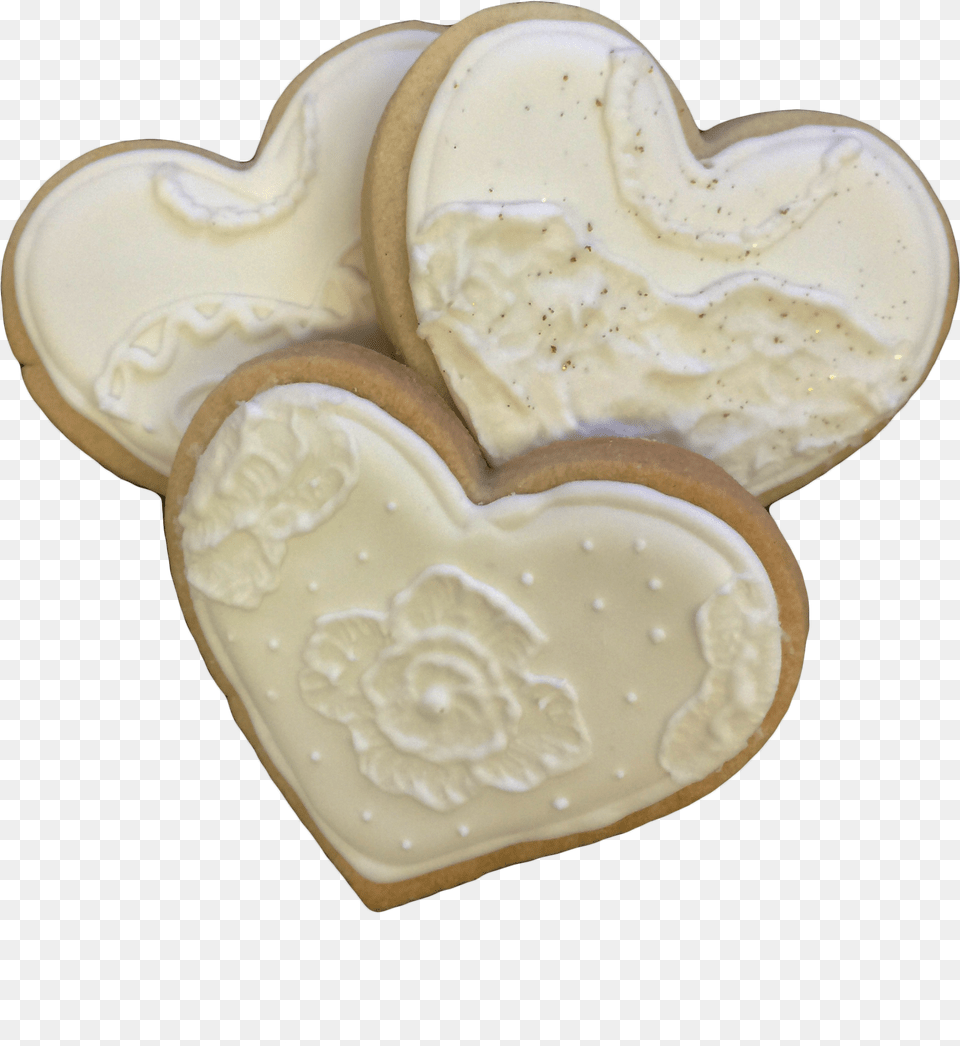 Wedding Heart Cookies Iced Sugar Cookies Clip Art Free Png