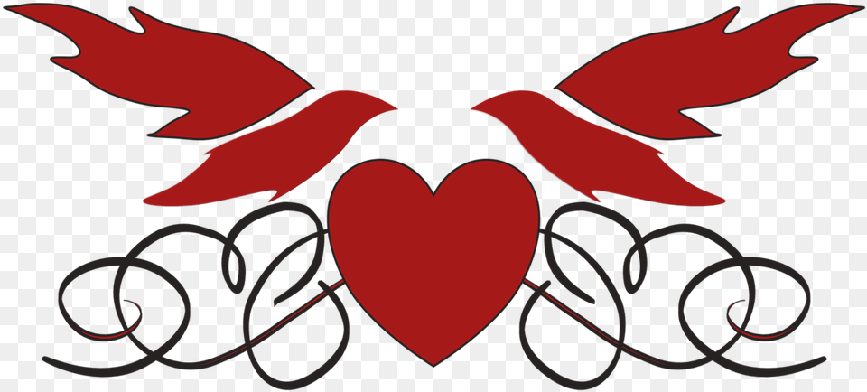 Wedding Heart Doves Love Romance Transparent Icon Dove With Heart, Leaf, Plant, Logo Free Png