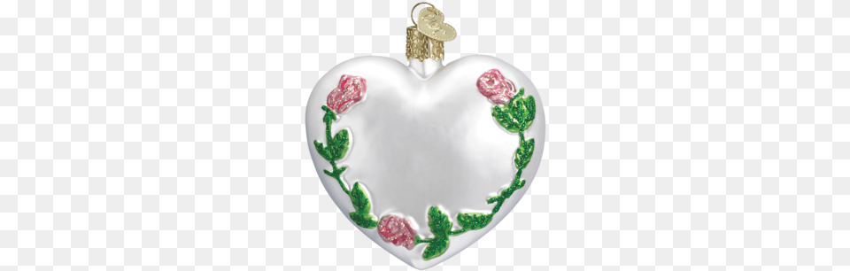 Wedding Heart Ornament Wedding Heart Old World Christmas Ornament, Accessories, Food, Dessert, Cream Png Image