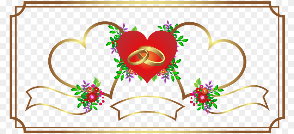 Wedding Heart Transparent Background Wedding Heart, Art, Graphics, Pattern, Floral Design Png